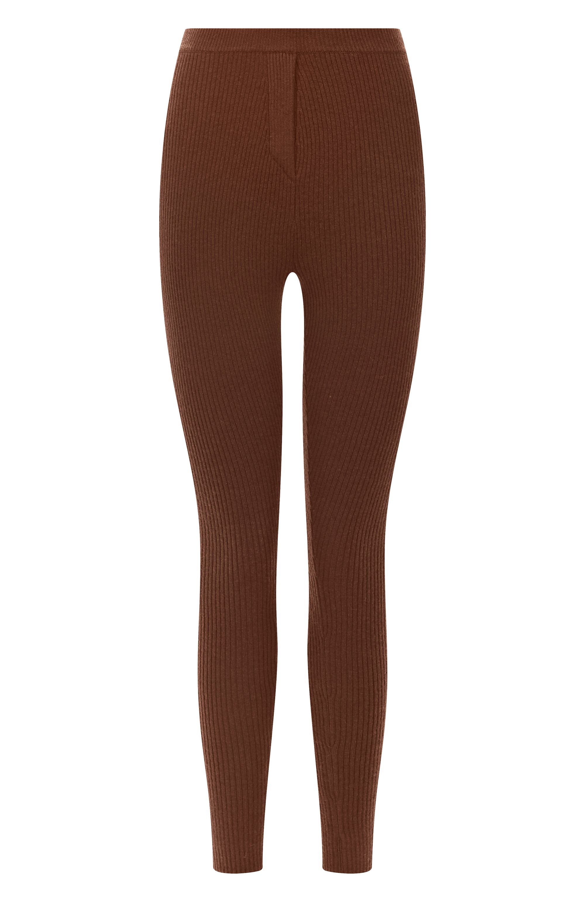 Легинсы из шерсти и кашемира MAX AND MOI коричневого цвета по цене 51100 руб., арт. H25B0NNIE, фото 1 Легинсы из шерсти и кашемира MAX AND MOI, арт. H25B0NNIE, фото 1