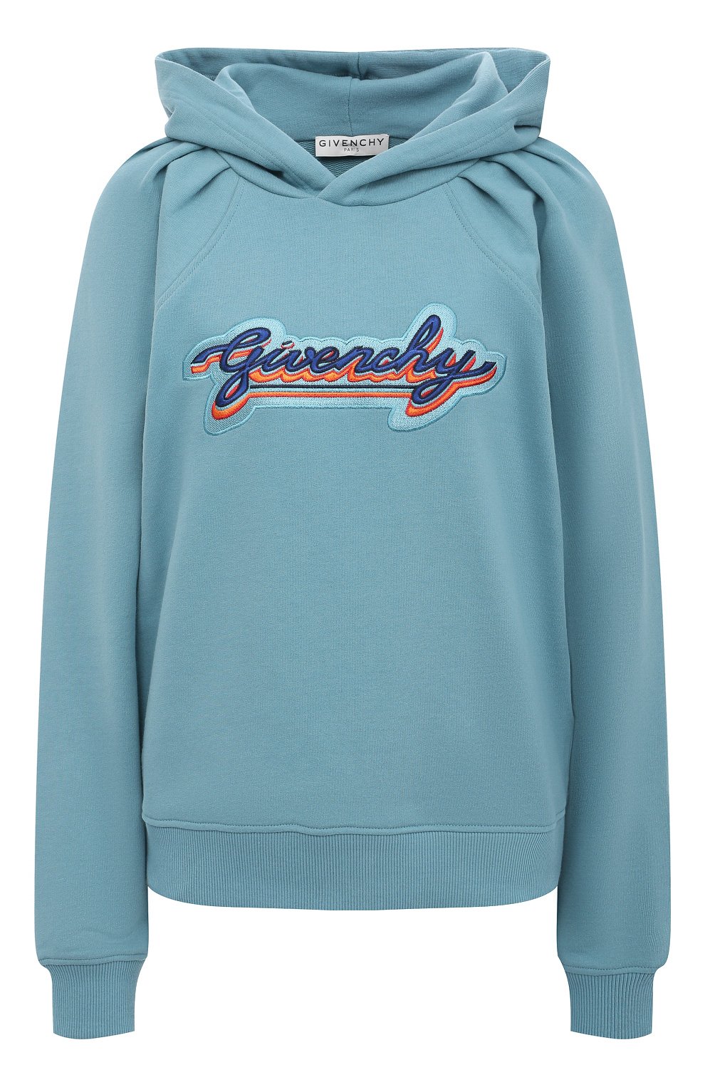 Хлопковое худи GIVENCHY голубого цвета по цене 81850 руб., арт. BWJ01U3Z4V, фото 1 Хлопковое худи GIVENCHY, арт. BWJ01U3Z4V, фото 1