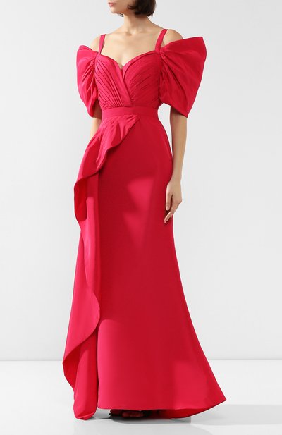 Шелковое платье ALEXANDER MCQUEEN, арт. 587278/QBAAR, фото 3