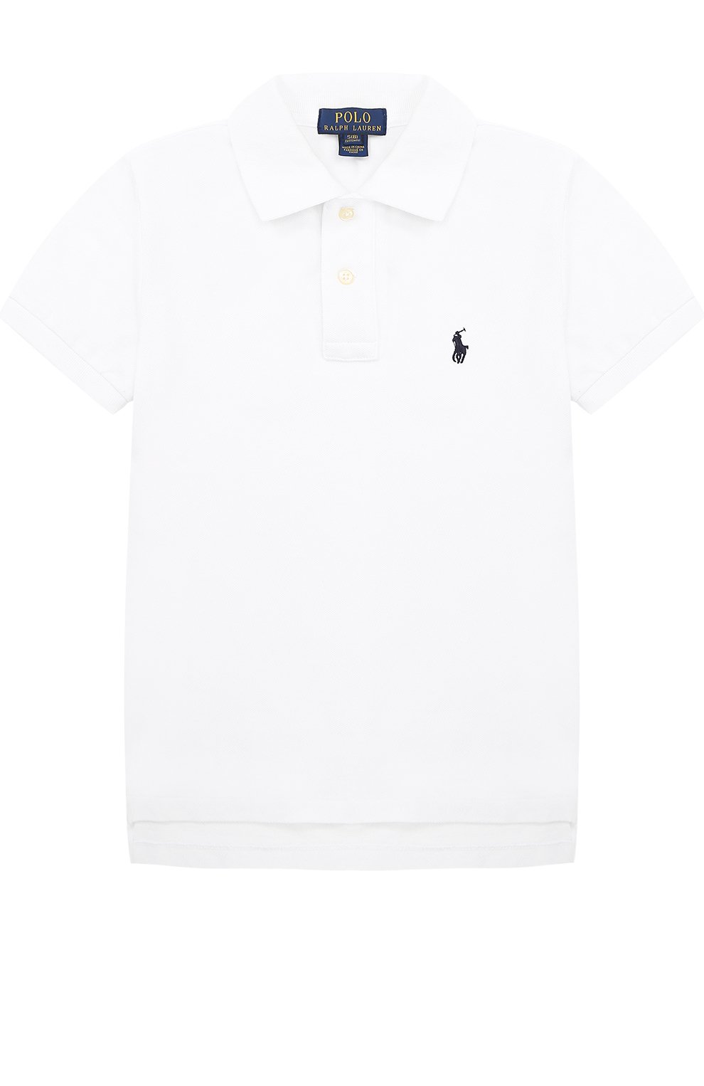 Хлопковое поло с логотипом бренда POLO RALPH LAUREN, арт. 323547926, фото 1