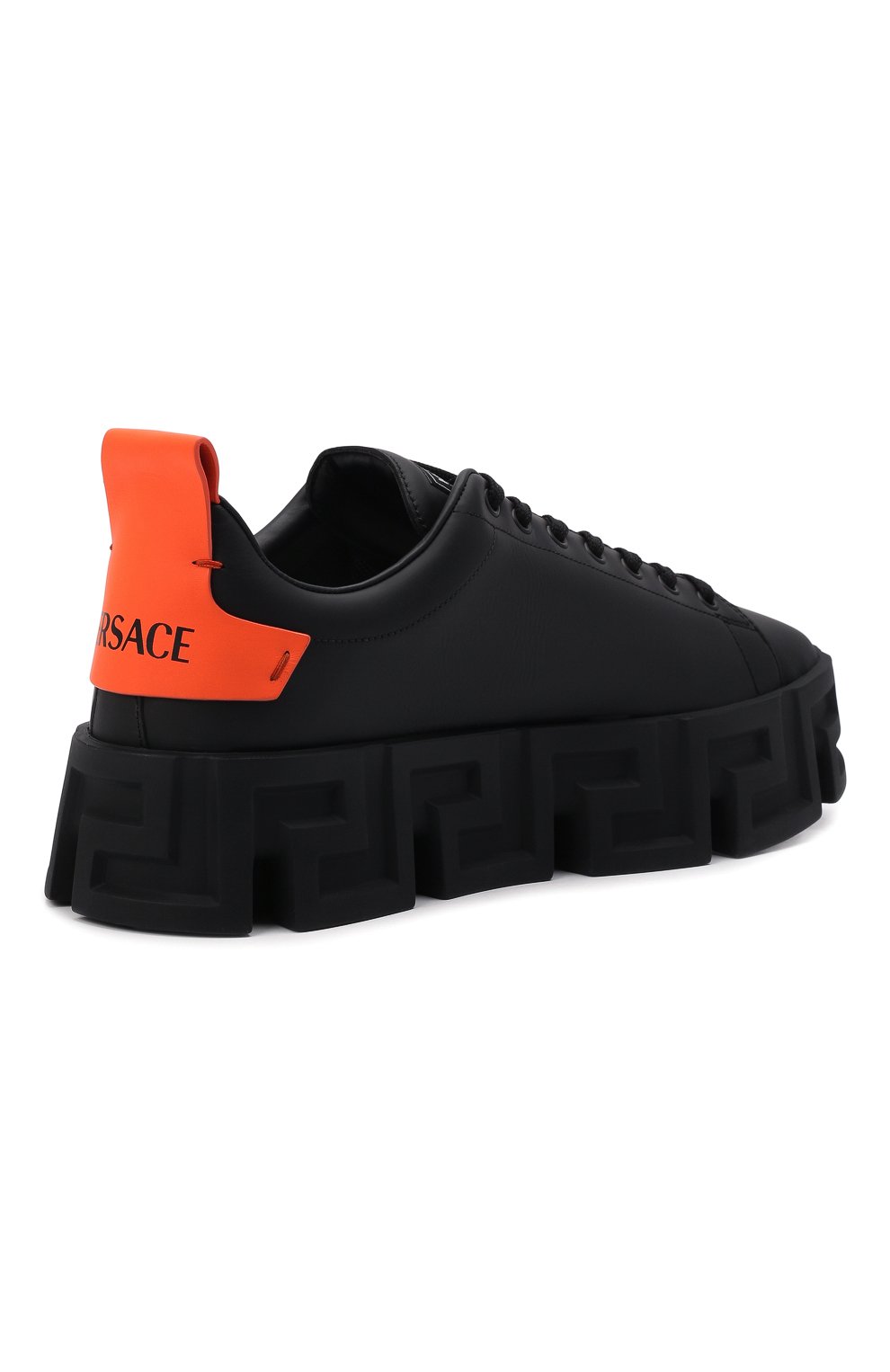 Кожаные кеды greca labyrinth VERSACE, арт. 1003134/1A02500, фото 5