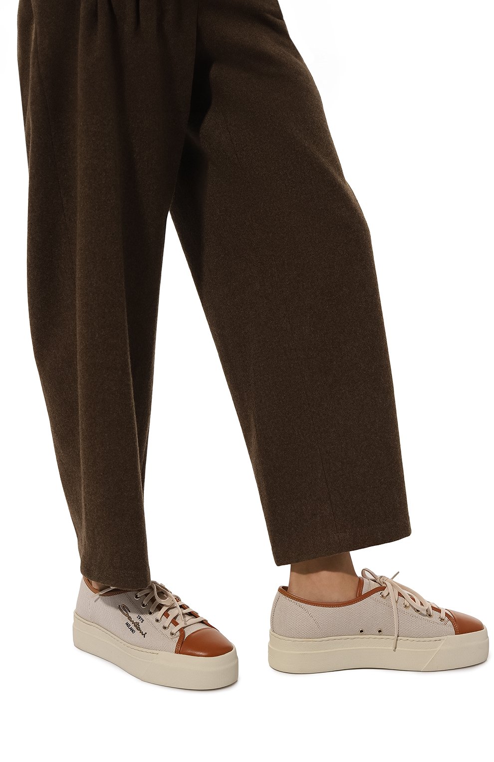 Комбинированные кеды SANTONI, арт. WBGE612410SSTTW8I57, фото 3