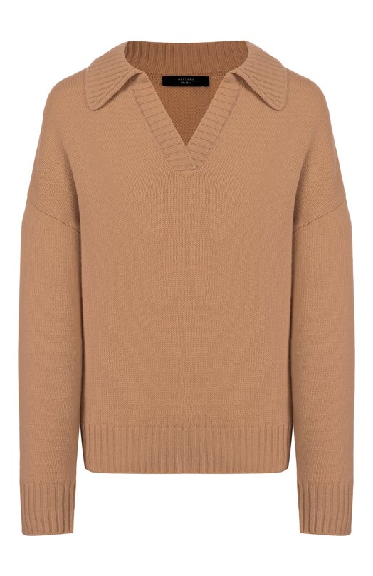 Шерстяной свитер Weekend Max Mara AGRE Бежевый AGRE