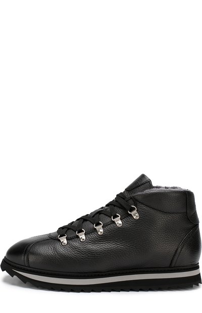 Высокие кожаные ботинки с внутренней меховой отделкой DOUCAL'S, арт. DU1793WINNUM019NN00, фото 3