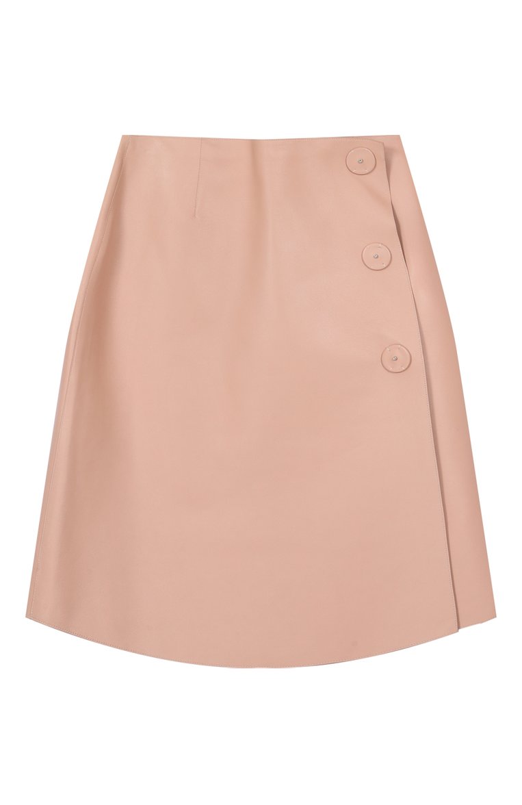 Кожаная юбка PRADA, арт. 51799-G34-F0ZKC, фото 1