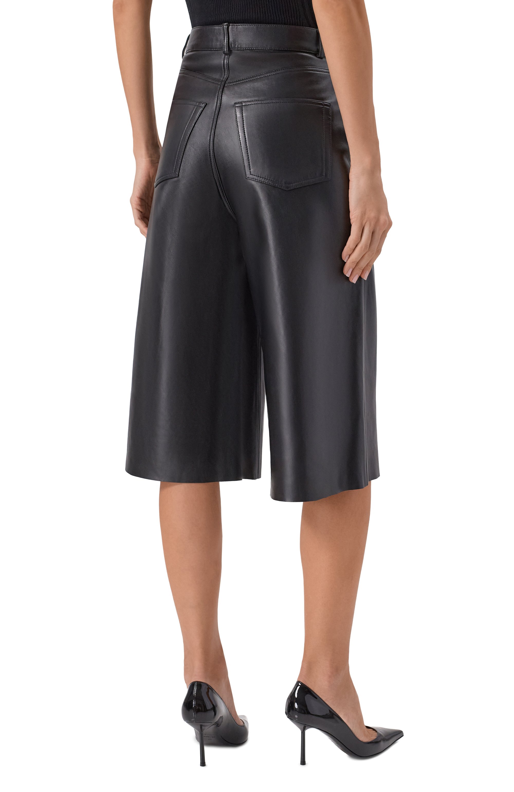 Кожаные шорты belle HAIKURE, арт. HEW03339PL002TP, фото 4