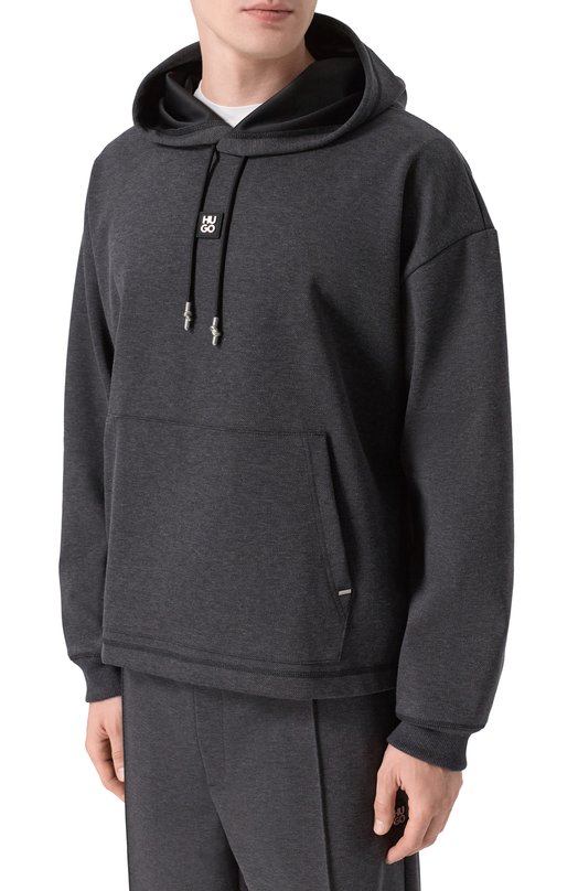 Худи HUGO 50553395 Серый  50553395 Фото 3