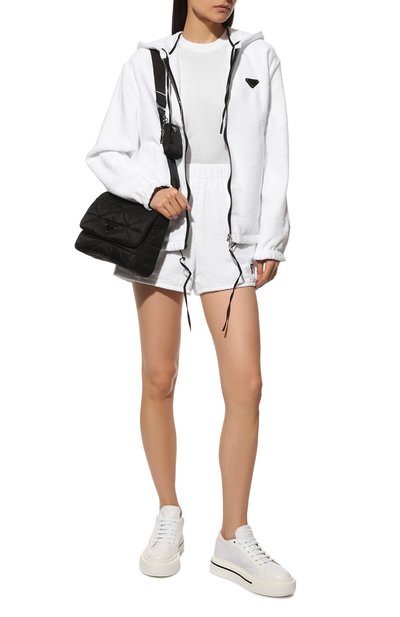 Хлопковый кардиган PRADA, арт. P500M-1ZR3-F0009-211, фото 2