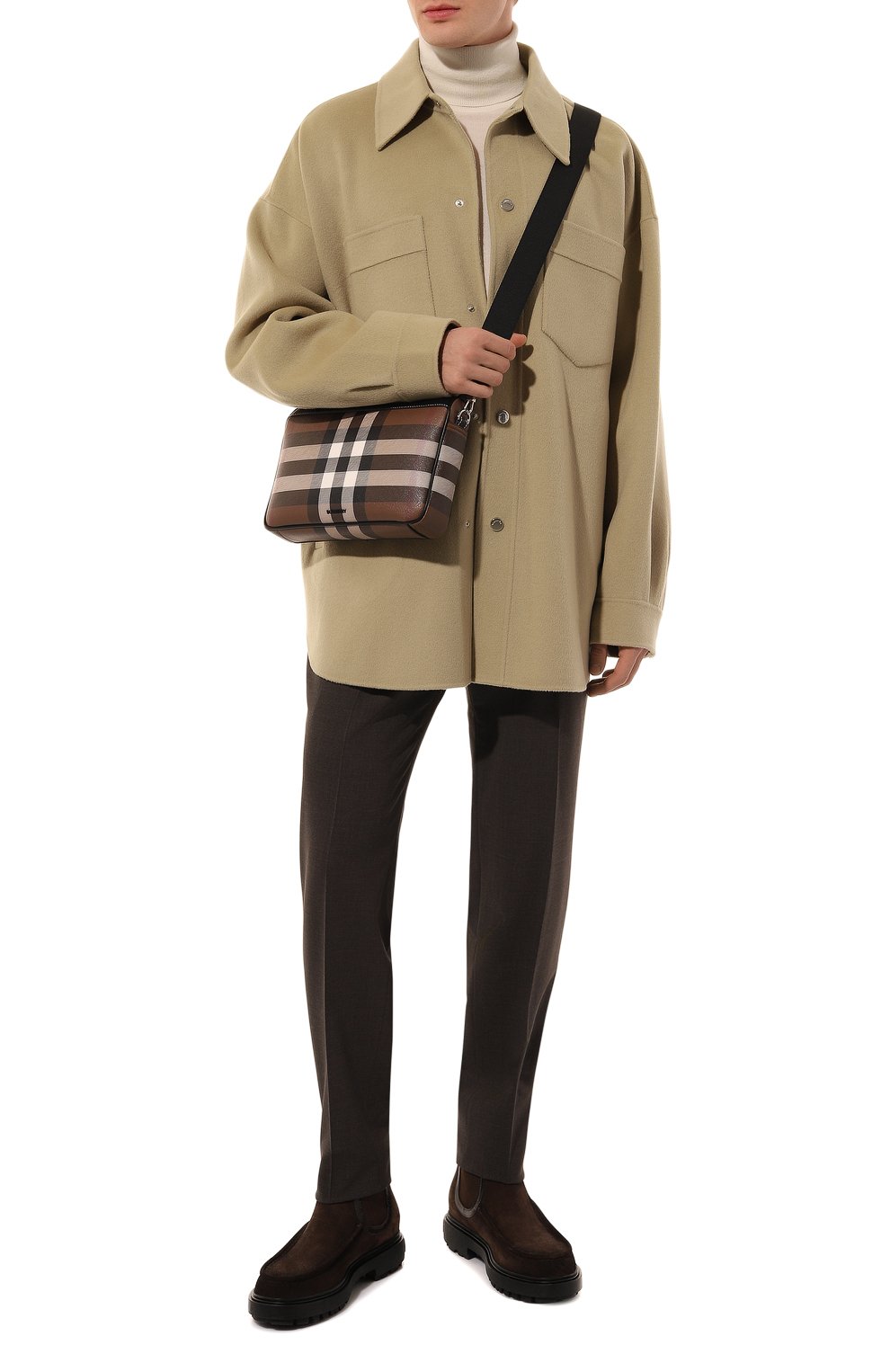 Куртка-рубашка из шерсти и шелка NANUSHKA, арт. NM24PFJK00962, фото 2