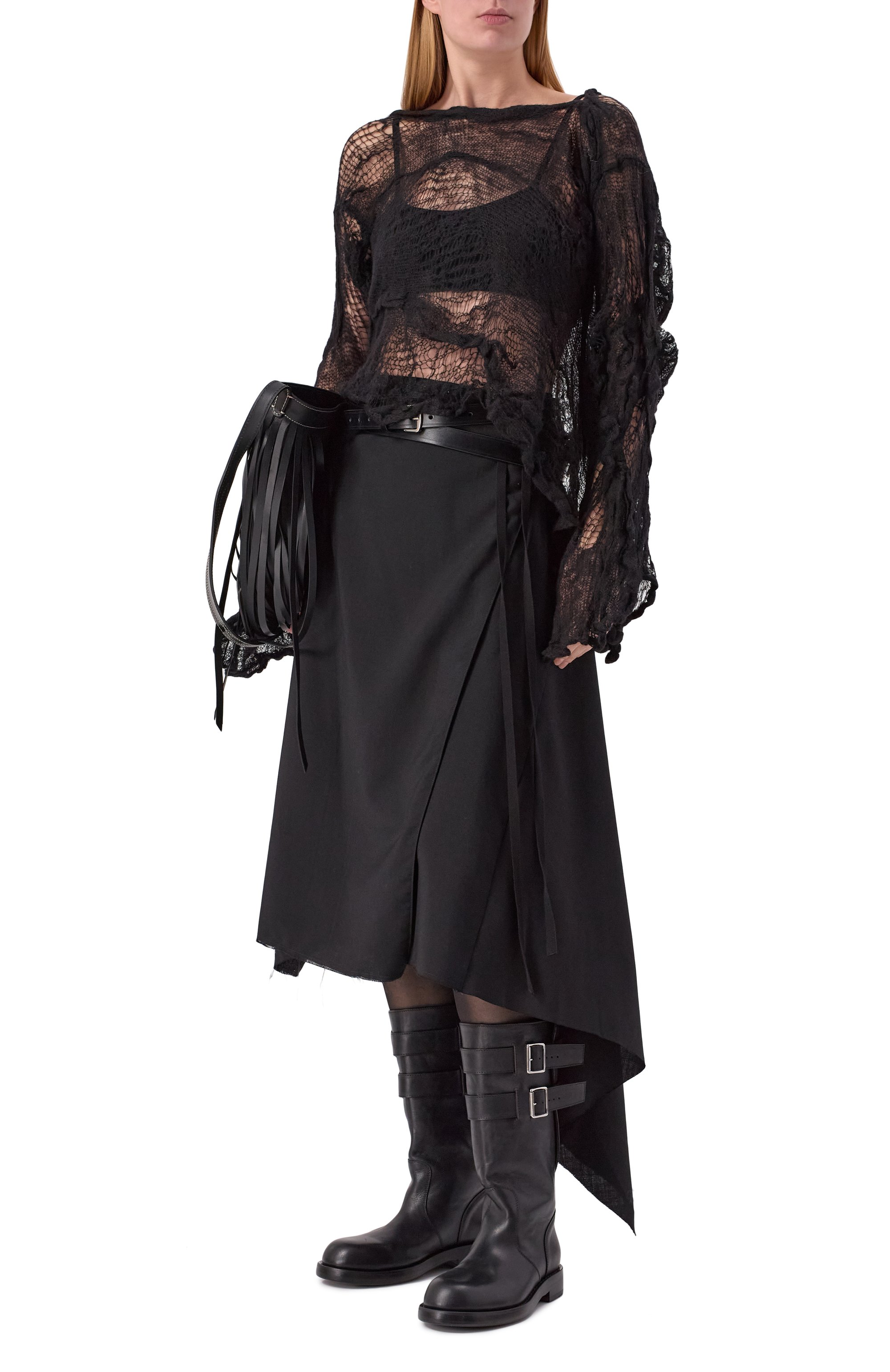 Шерстяной свитер ANN DEMEULEMEESTER, арт. B0013475/KN076, фото 2