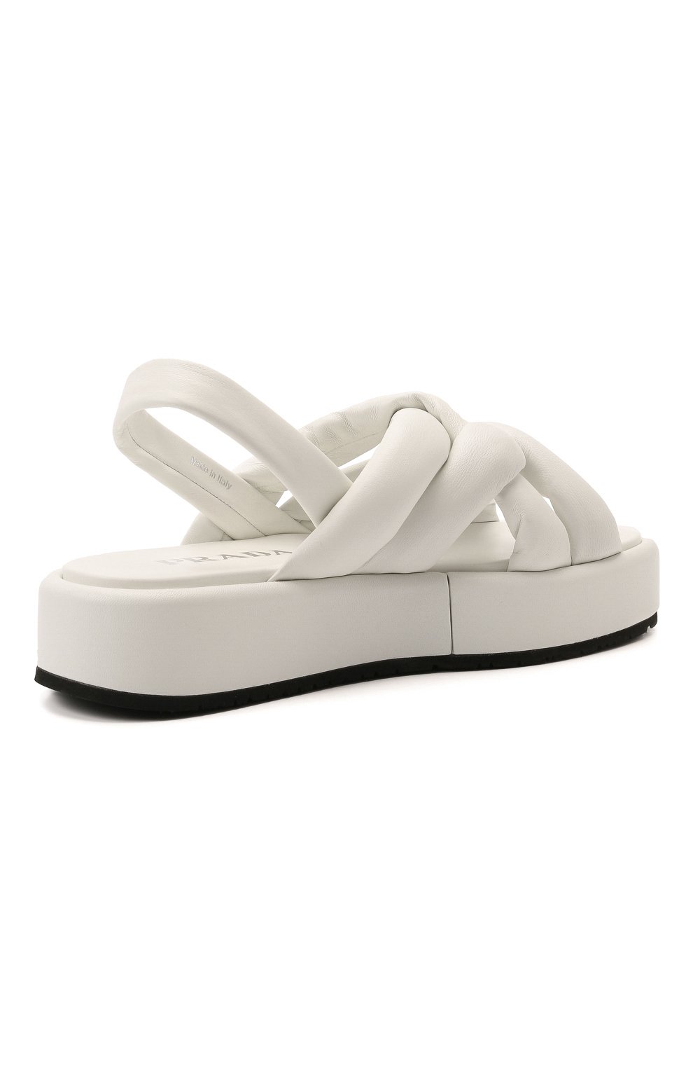 Кожаные сандалии PRADA, арт. 1XZ747-038-F0009-035, фото 5