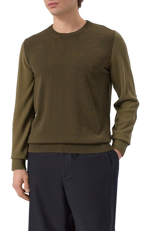 Шерстяной джемпер Maison Margiela S67HL0011/M13177 Хаки  S67HL0011/M13177 Фото 3