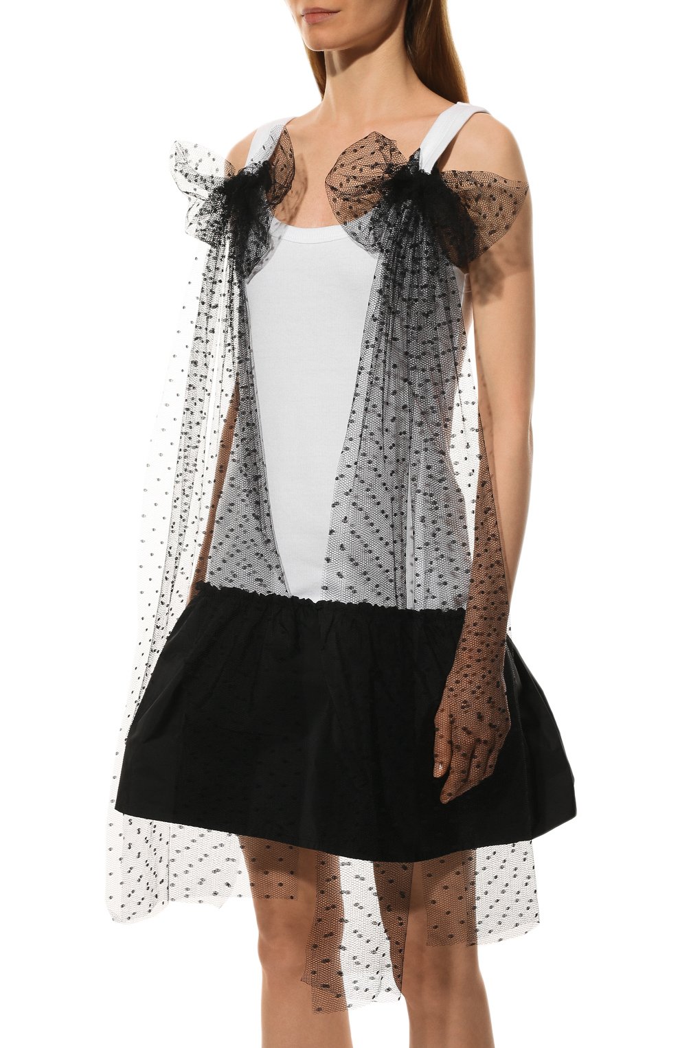 Хлопковое платье REDVALENTINO, арт. XR0MJ09E/6H2, фото 3