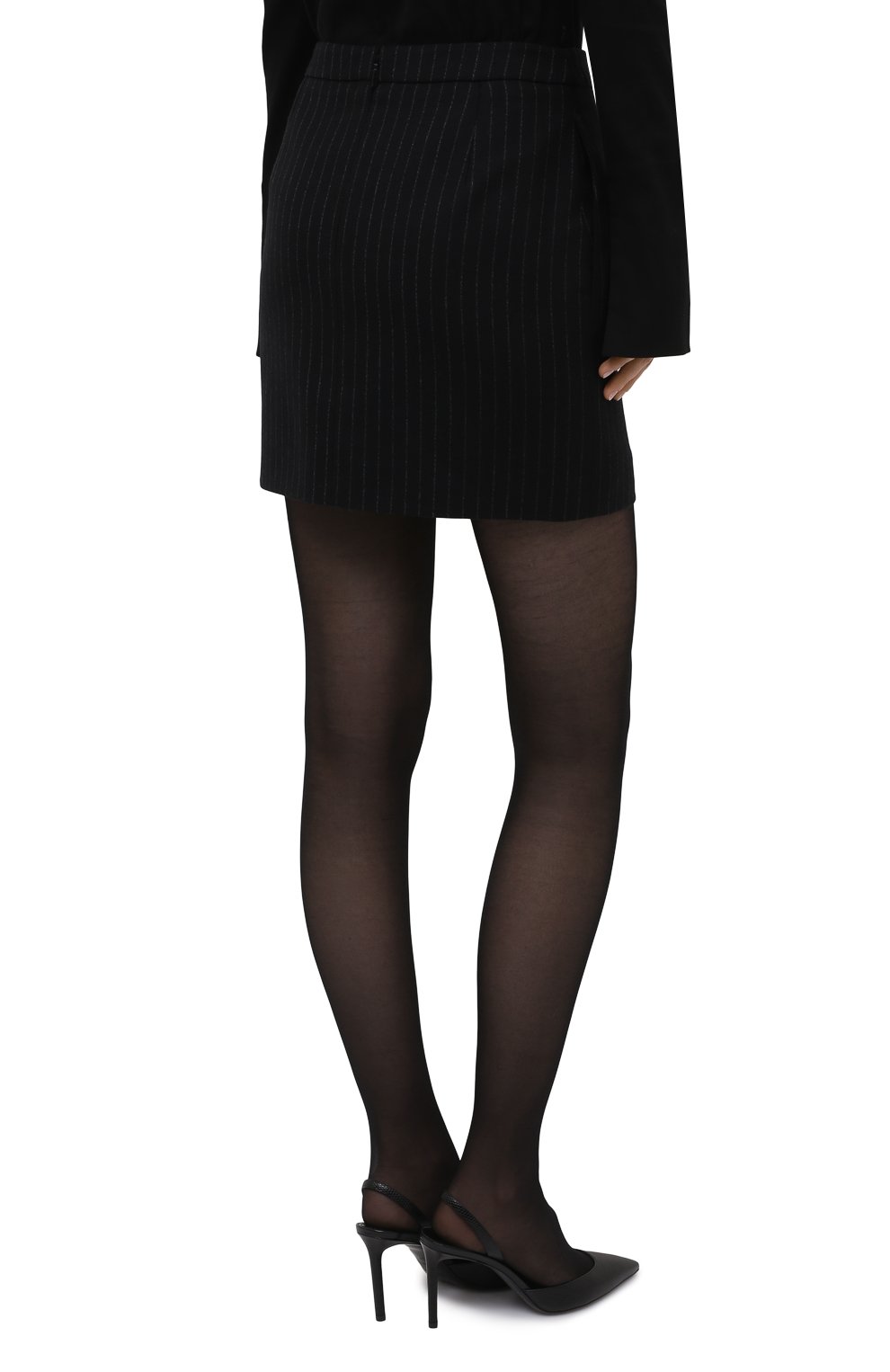 Шерстяная юбка SAINT LAURENT, арт. 580279/Y127W, фото 4