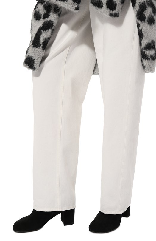 Замшевые ботильоны Dries Van Noten WW232-358/135 Чёрный  WW232-358/135 Фото 3