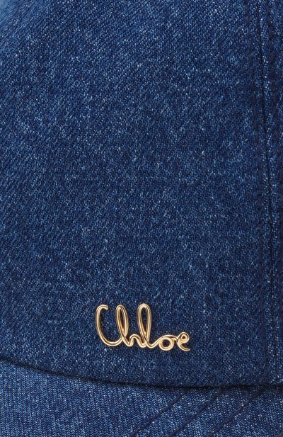 Джинсовая бейсболка CHLOÉ, арт. CHC25SD019GDN, фото 4