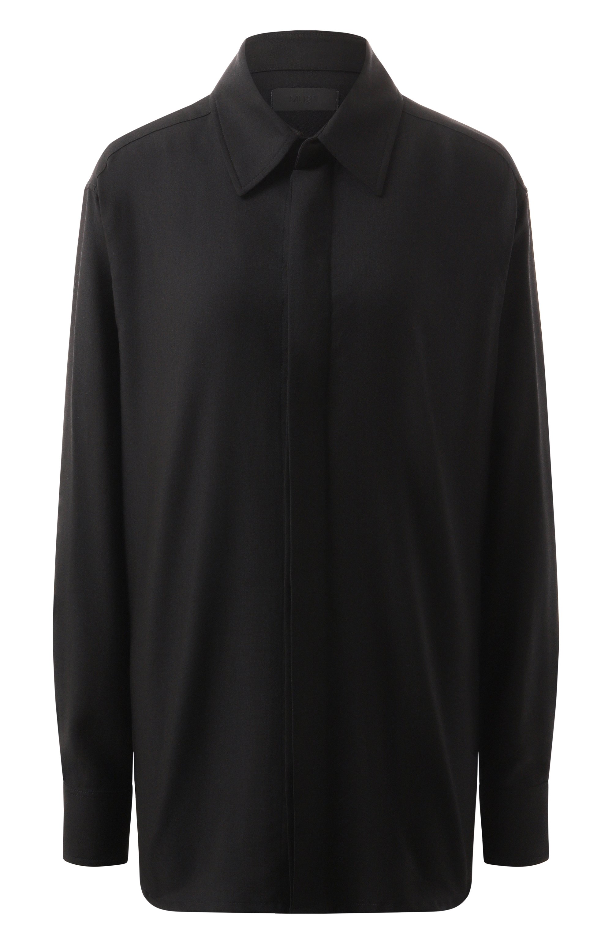 Кашемировая рубашка MVST черного цвета по цене 297000 руб., арт. TXBGM-Y217-2/LC1596, фото 1 Кашемировая рубашка MVST, арт. TXBGM-Y217-2/LC1596, фото 1