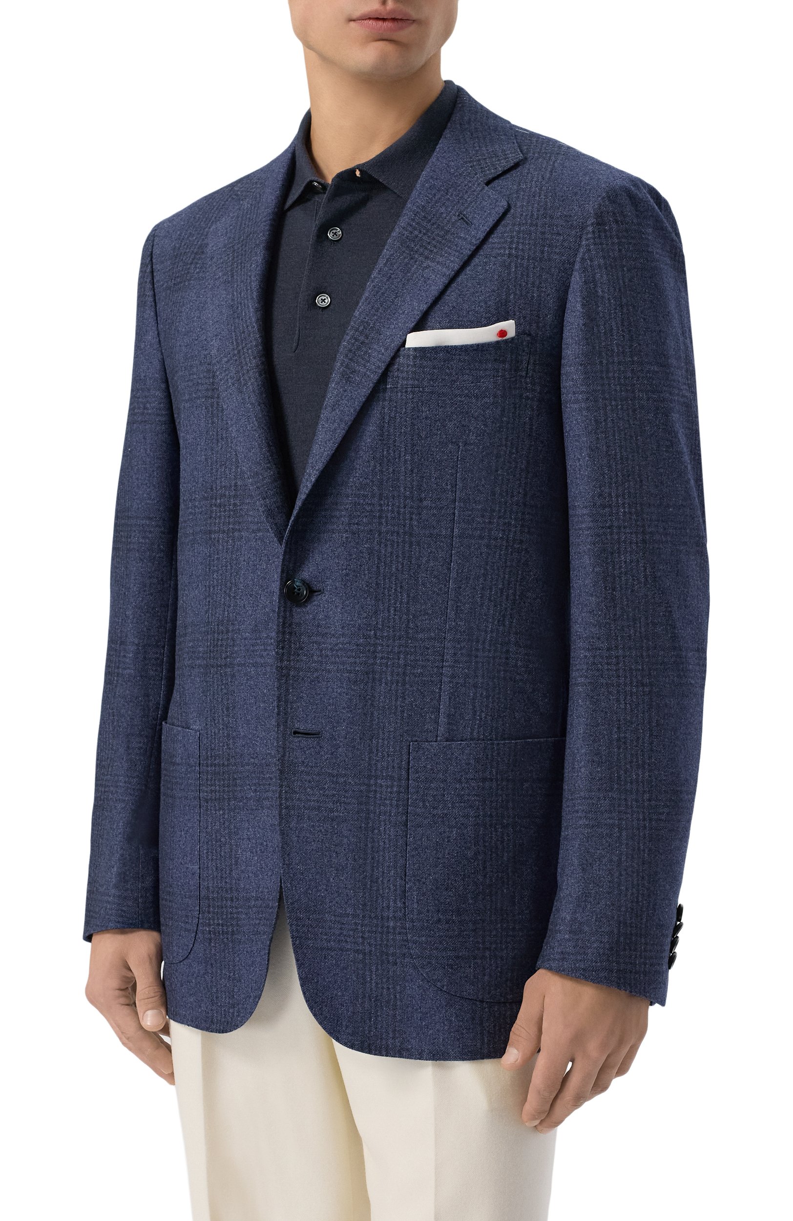 Пиджак из кашемира и хлопка KITON, арт. UG81K0189I, фото 3