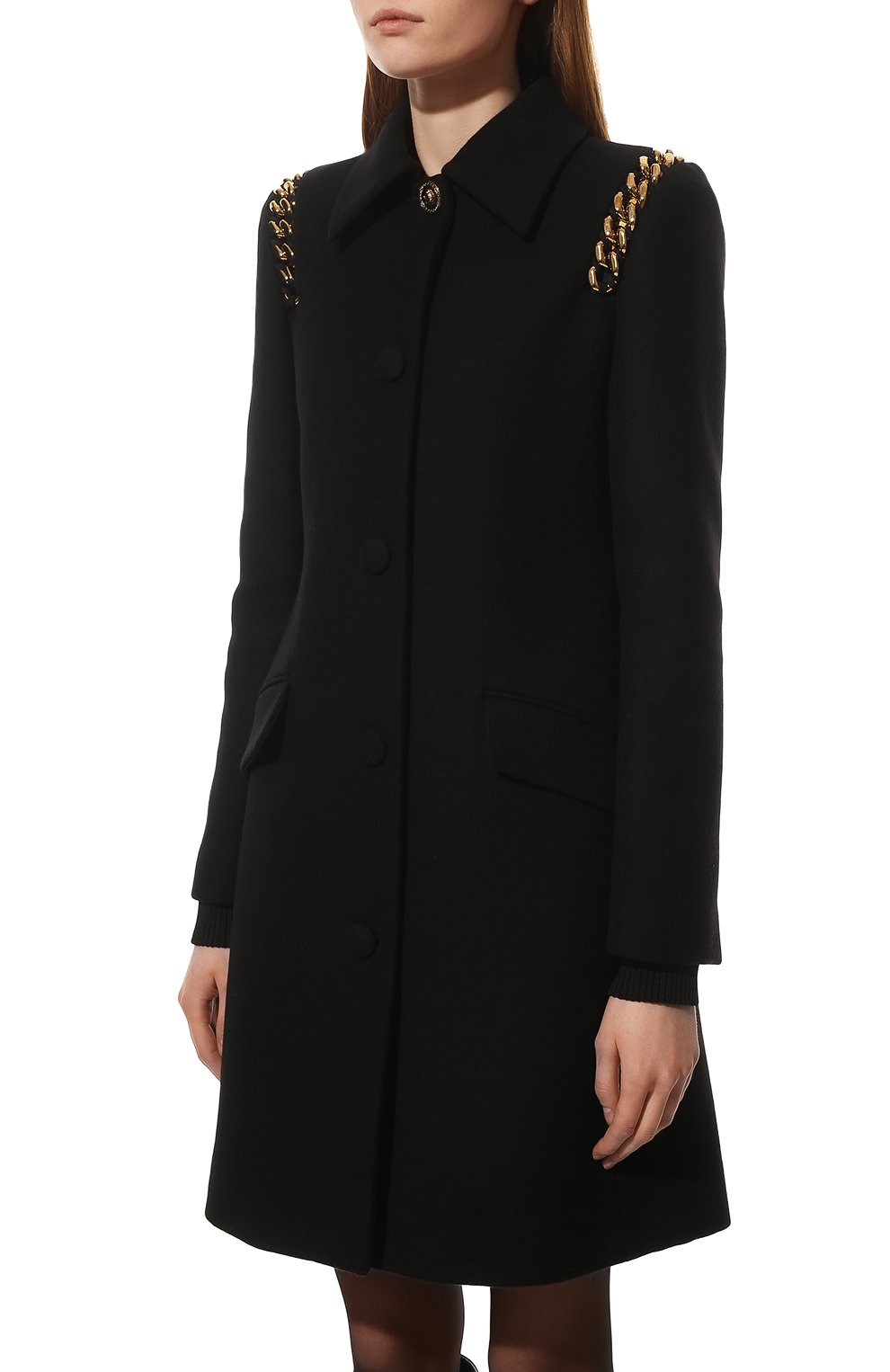 Шерстяное пальто VERSACE, арт. 1003531/1A02807, фото 3