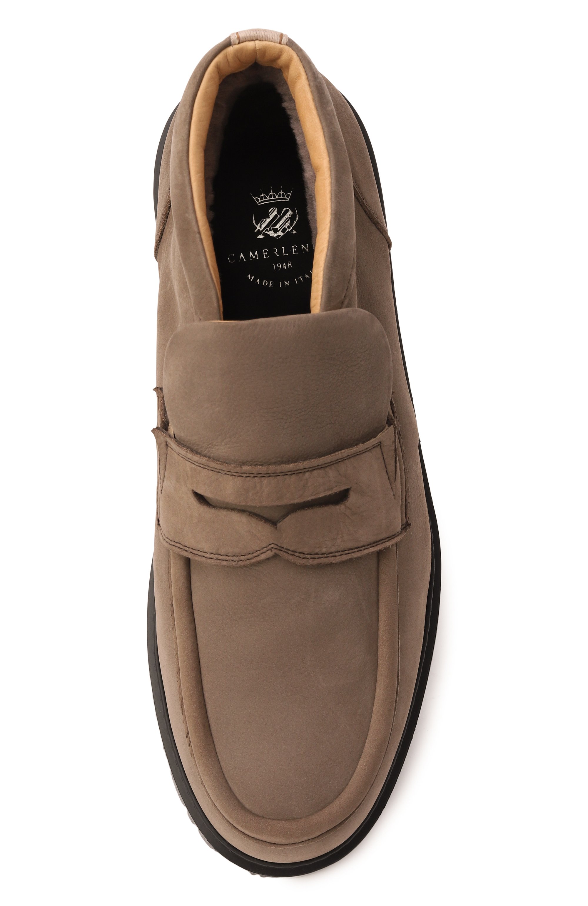 Ботинки из нубука CAMERLENGO бежевого цвета по цене 55100 руб., арт. 16869/M0RBID0NE M0NT0NE, фото 6 Ботинки из нубука CAMERLENGO, арт. 16869/M0RBID0NE M0NT0NE, фото 6