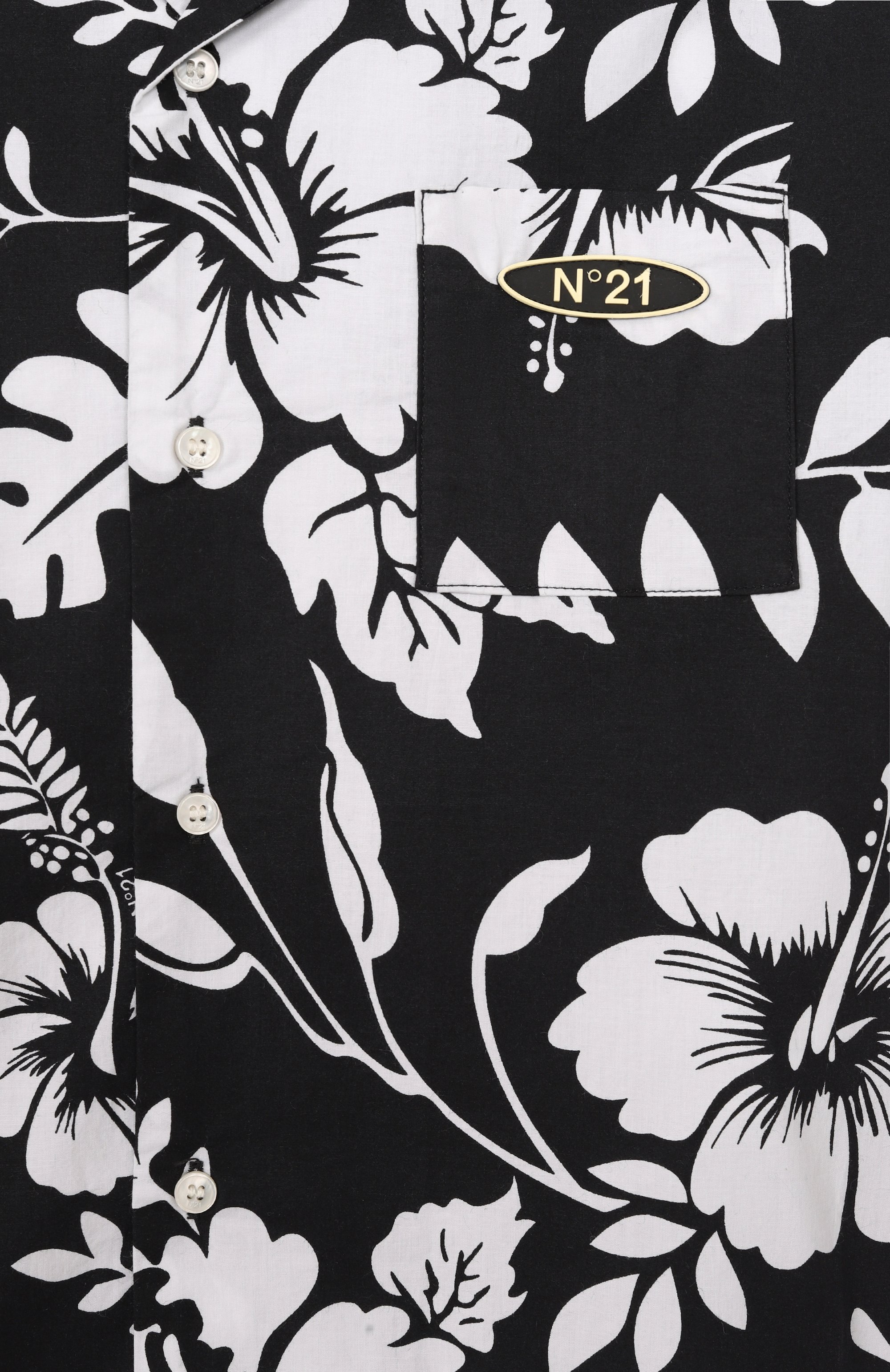 Хлопковая рубашка N21, арт. N210BI/N0465, фото 3