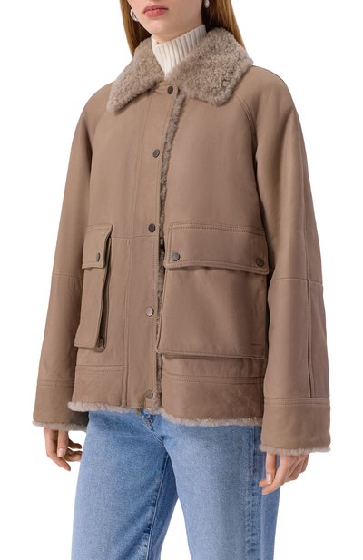 Дубленка из овчины BRUNELLO CUCINELLI, арт. MPMBP7911, фото 3