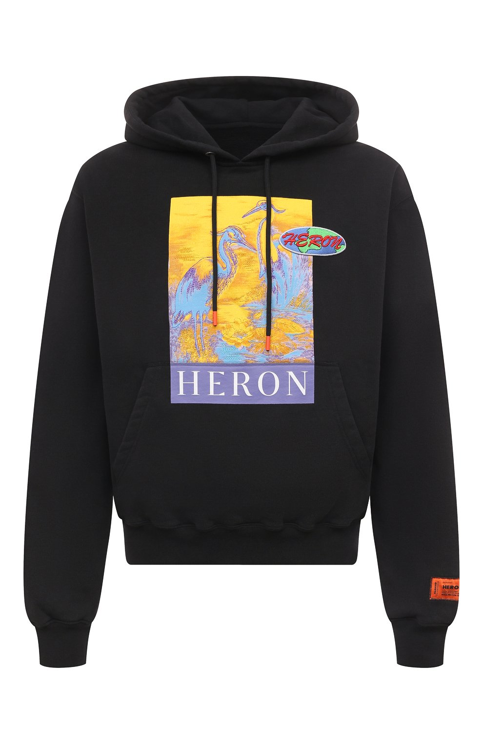 Хлопковое худи HERON PRESTON, арт. HMBB017S22JER005, фото 1