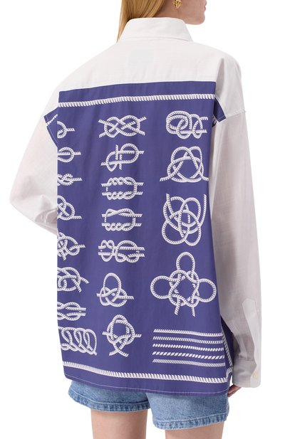 Хлопковая рубашка FORTE DEI MARMI COUTURE, арт. 25SF5113, фото 4