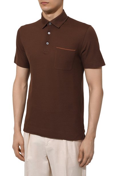 Хлопковое поло ZEGNA, арт. UD392A7/D752, фото 3