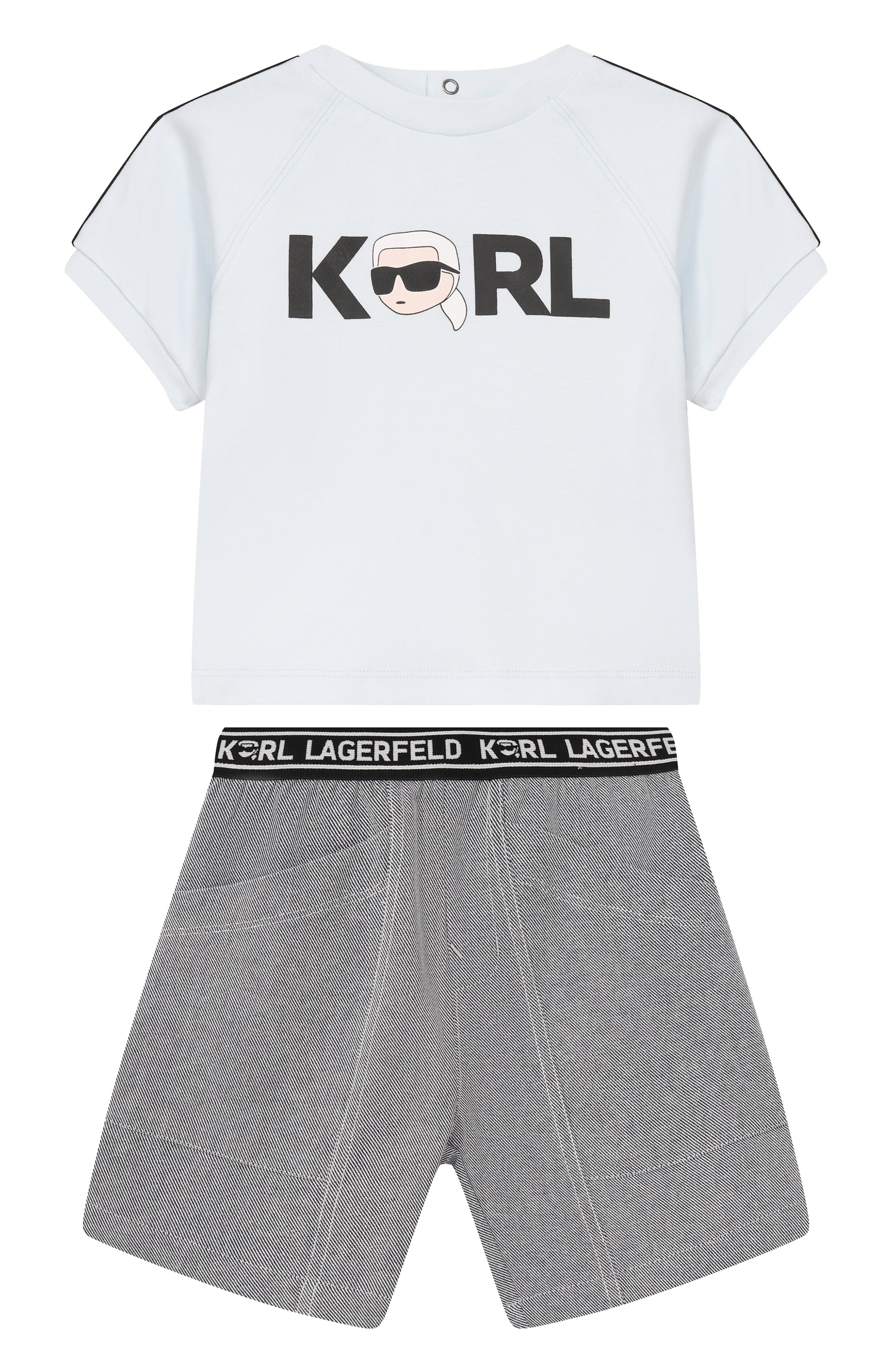 Комплект из футболки и шорт KARL LAGERFELD KIDS, арт. Z31069, фото 1