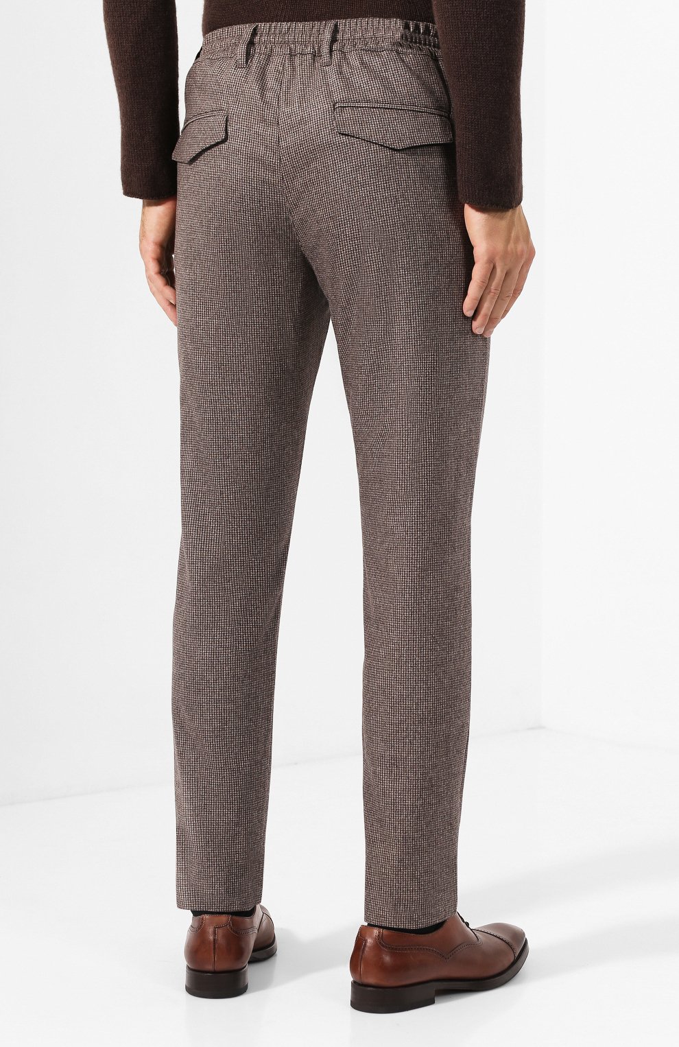 Брюки из смеси шерсти и кашемира ELEVENTY PLATINUM, арт. 979PA0341 JAC28011, фото 4