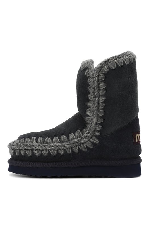 Замшевые сапоги Mou Синий, фото 2