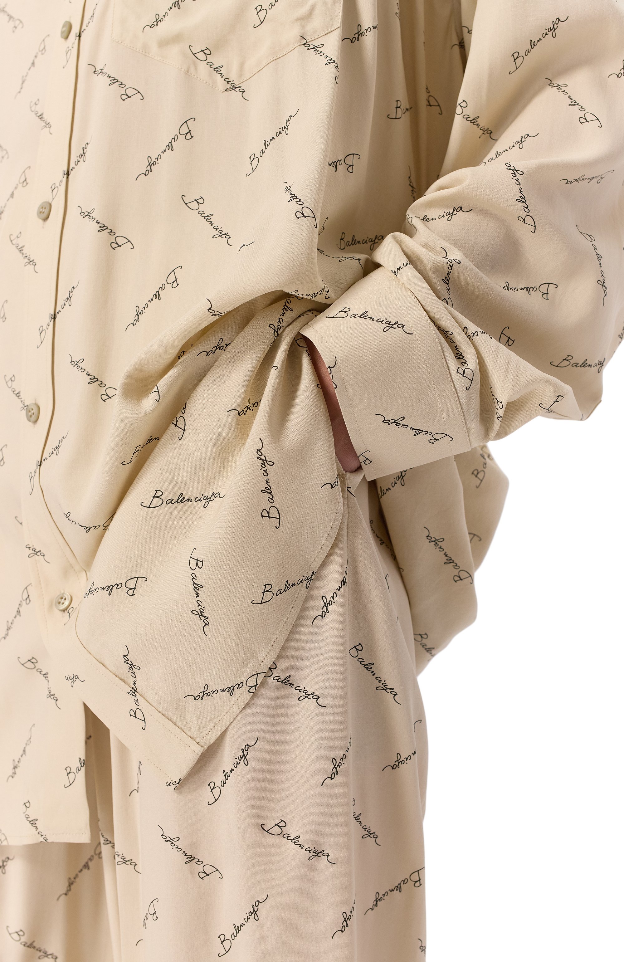 Рубашка из вискозы BALENCIAGA, арт. 773300/TRLB1, фото 5