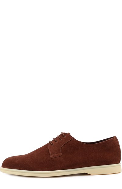 Замшевые дерби на контрастной подошве LORO PIANA, арт. FAG1545, фото 3