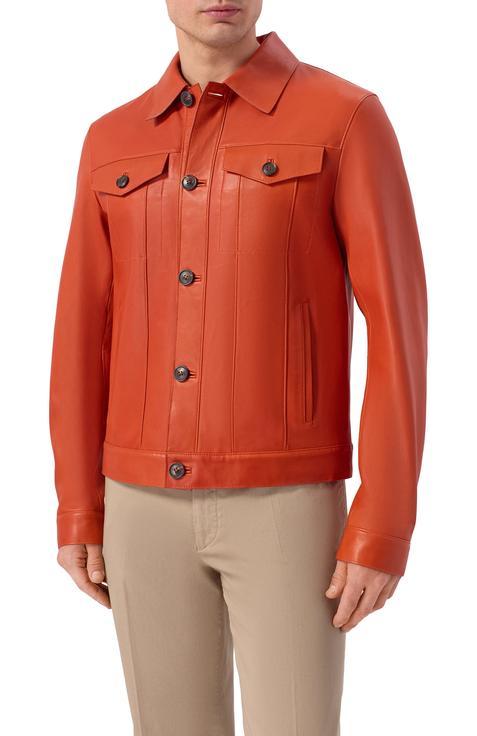 Кожаная куртка MVST, арт. M26.2PM.L902/54411-NAPPA GRAND DELUX, фото 3