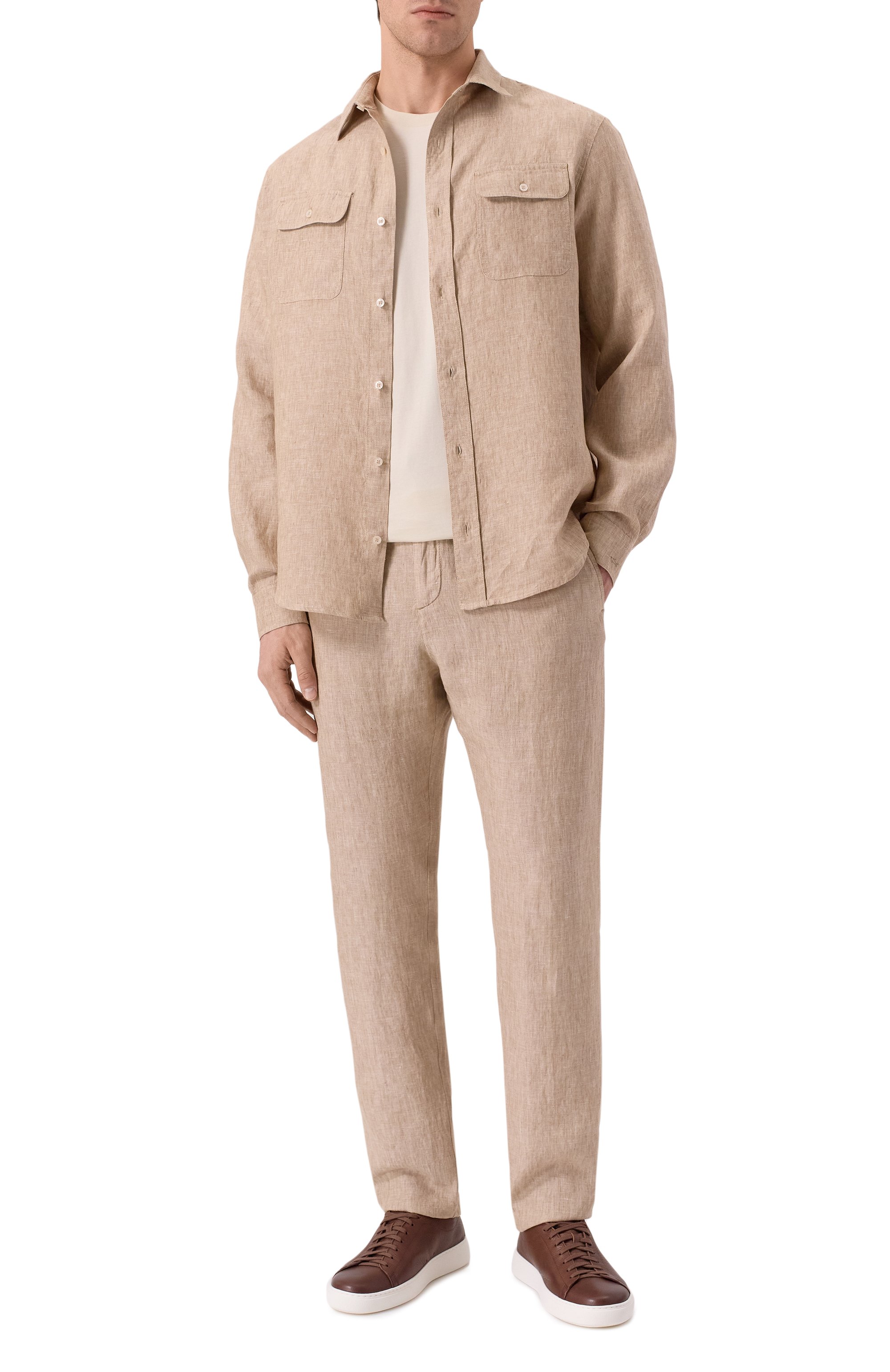 Льняная рубашка PAUL&SHARK, арт. 25413252_001, фото 2