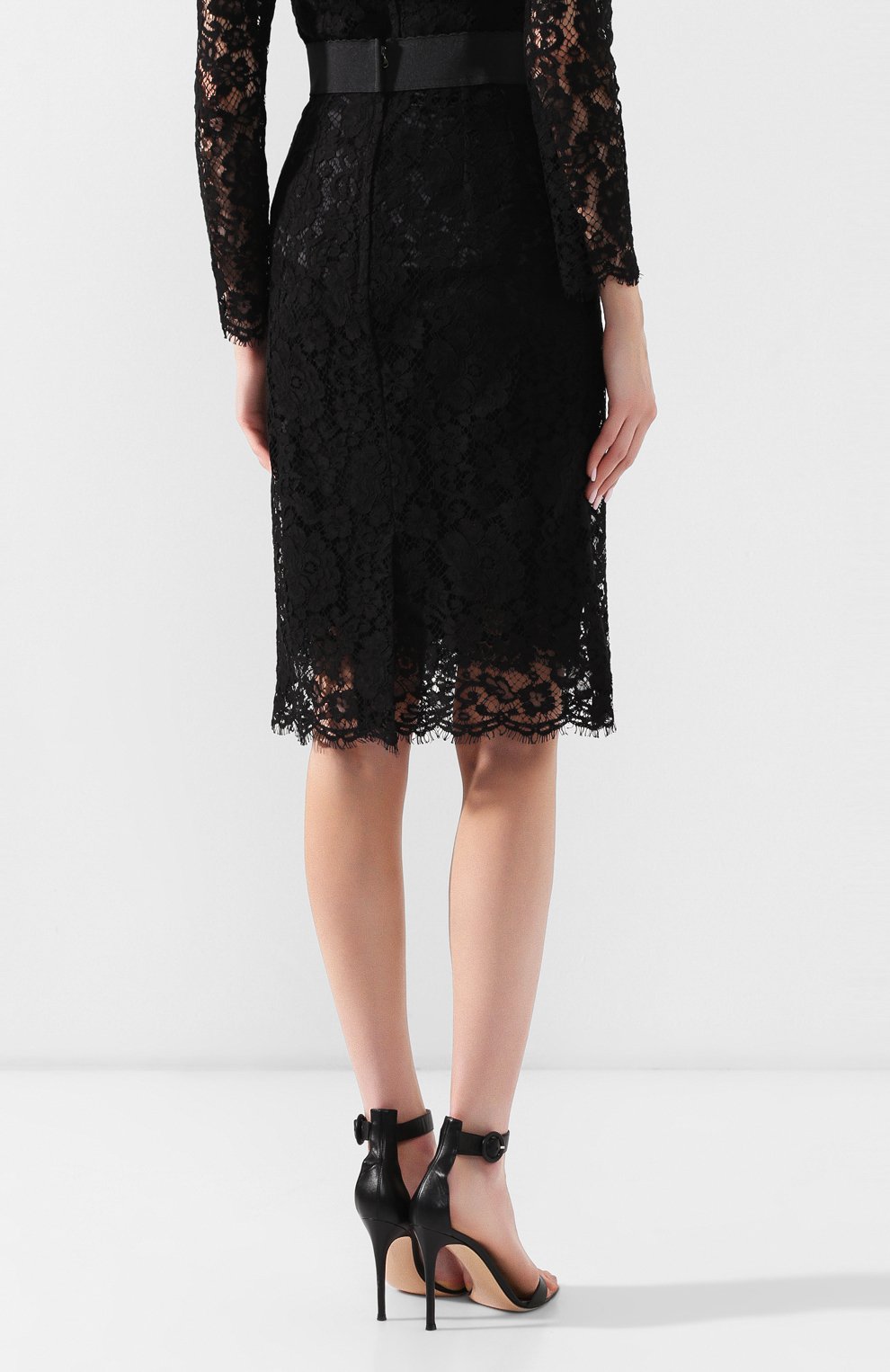 Кружевная юбка DOLCE & GABBANA, арт. F4A2PT/HLMCK, фото 4