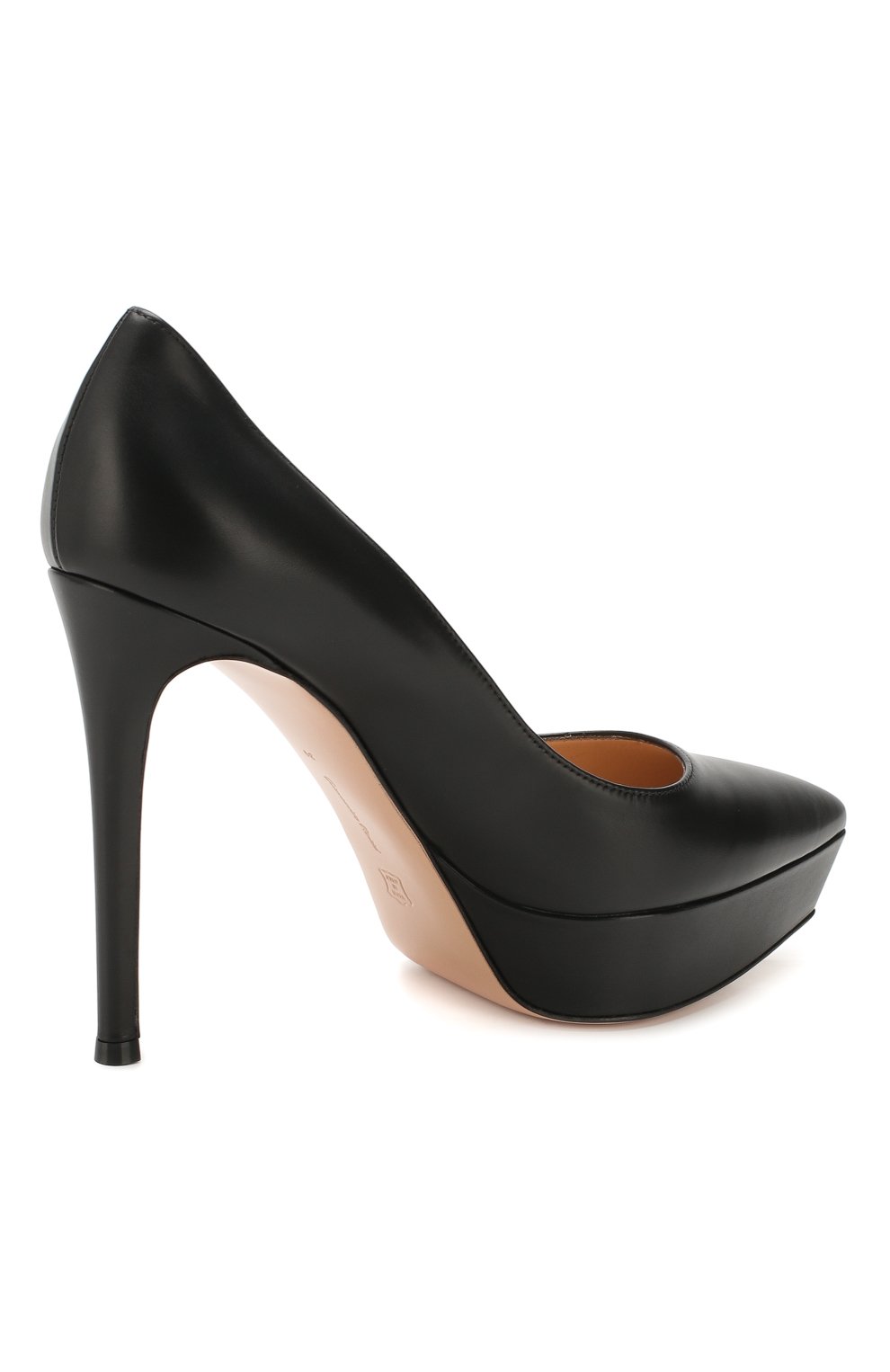 Кожаные туфли dasha GIANVITO ROSSI черного цвета по цене 89950 руб., арт. G21863.85RIC.VITNER0, фото 4 Кожаные туфли dasha GIANVITO ROSSI, арт. G21863.85RIC.VITNER0, фото 4