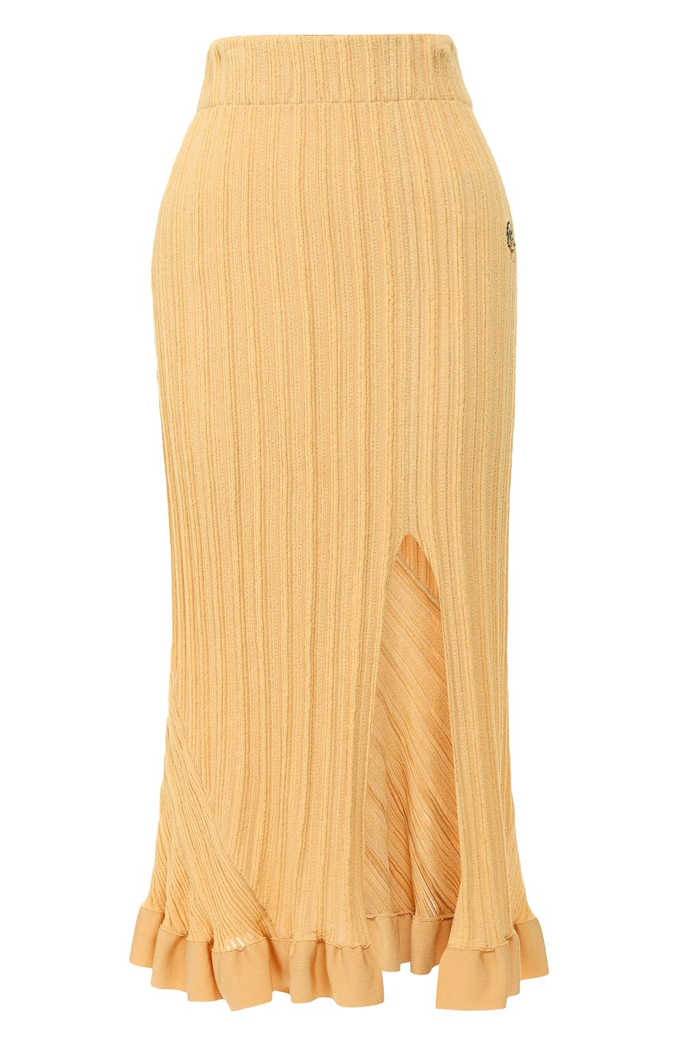 Юбка-миди CHLOÉ бежевого цвета по цене 153000 руб., арт. CHC19UMJ05550, фото 1 Юбка-миди CHLOÉ, арт. CHC19UMJ05550, фото 1