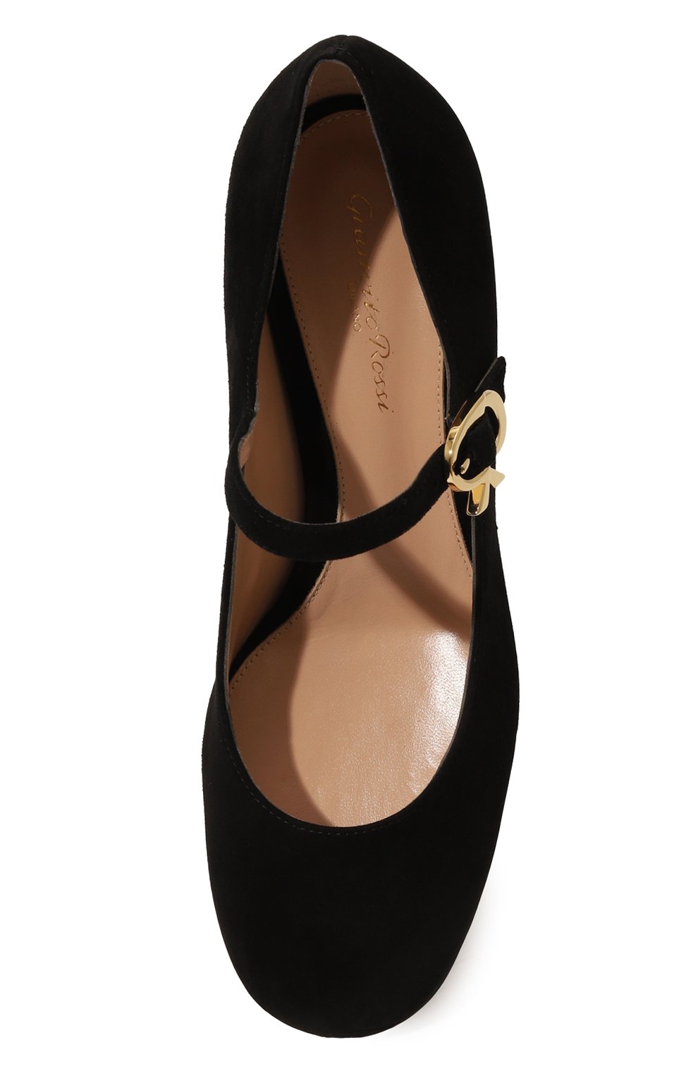 Замшевые туфли ribbon GIANVITO ROSSI, арт. G22101.45RIC.CAMNER0, фото 6