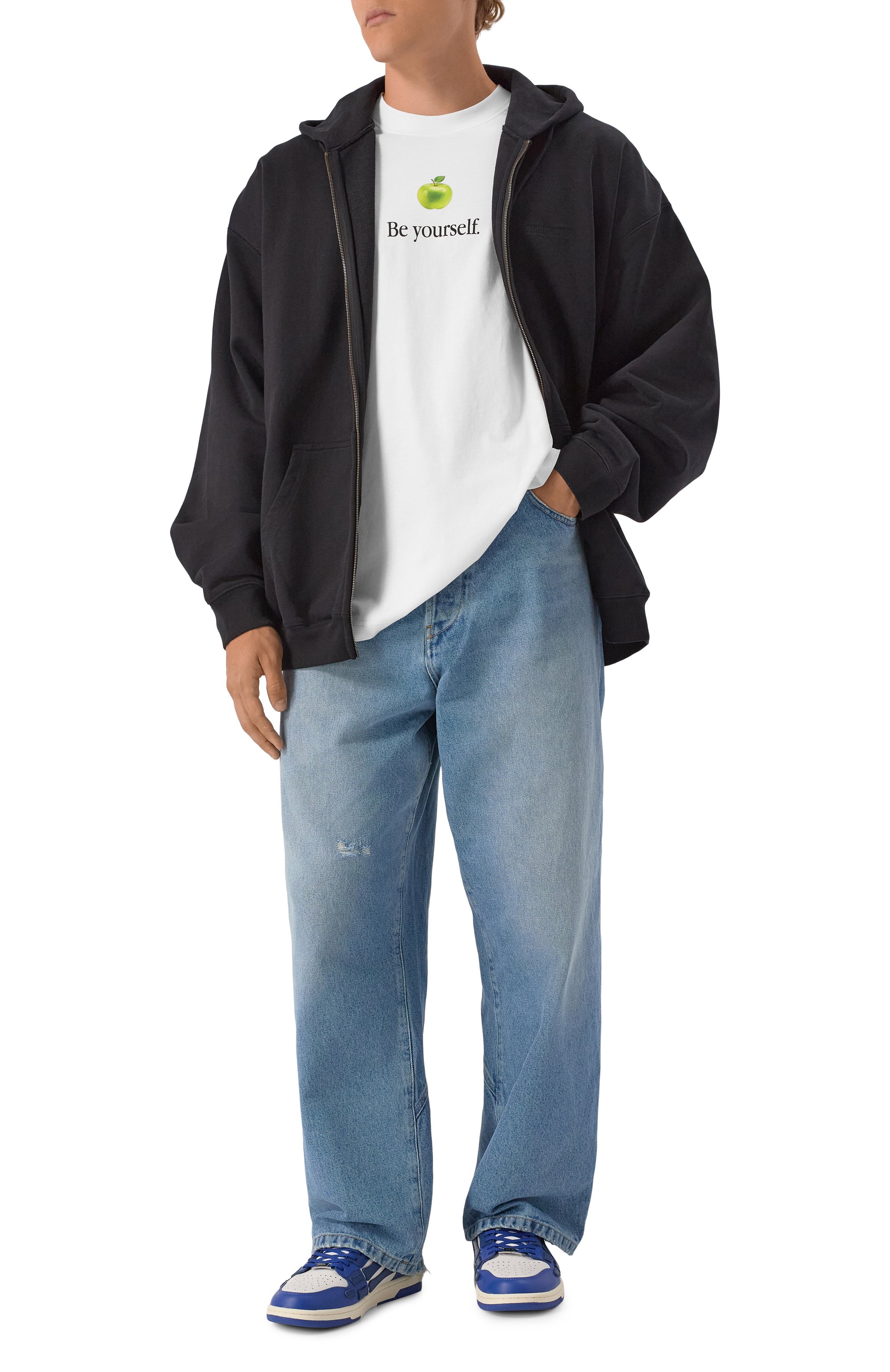 Хлопковая футболка VETEMENTS, арт. UH76TR350W/1000 LIGHT JERSEY, фото 2