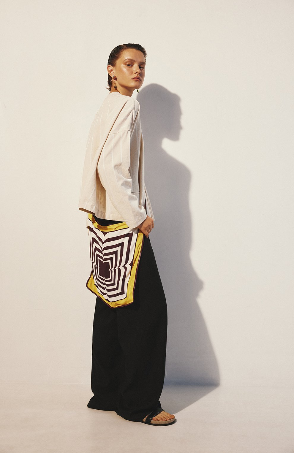 Кожаные сандалии TOTEME, арт. 242-WAS2047-LE0051, фото 7