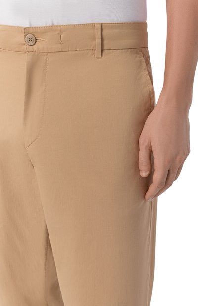 Хлопковые брюки BOGNER бежевого цвета по цене 27300 руб., арт. 18018964, фото 5 Хлопковые брюки BOGNER, арт. 18018964, фото 5