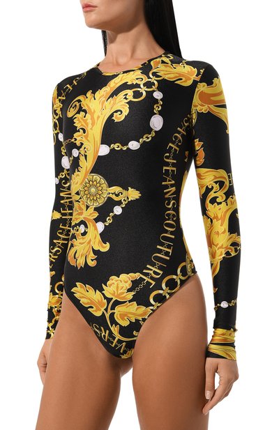 Боди VERSACE JEANS COUTURE разноцветного цвета по цене 24200 руб., арт. 75HAM221/JS203, фото 3 Боди VERSACE JEANS COUTURE, арт. 75HAM221/JS203, фото 3