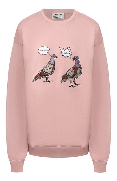 Женский хлопковый свитшот ACNE STUDIOS, арт. CI0028/W