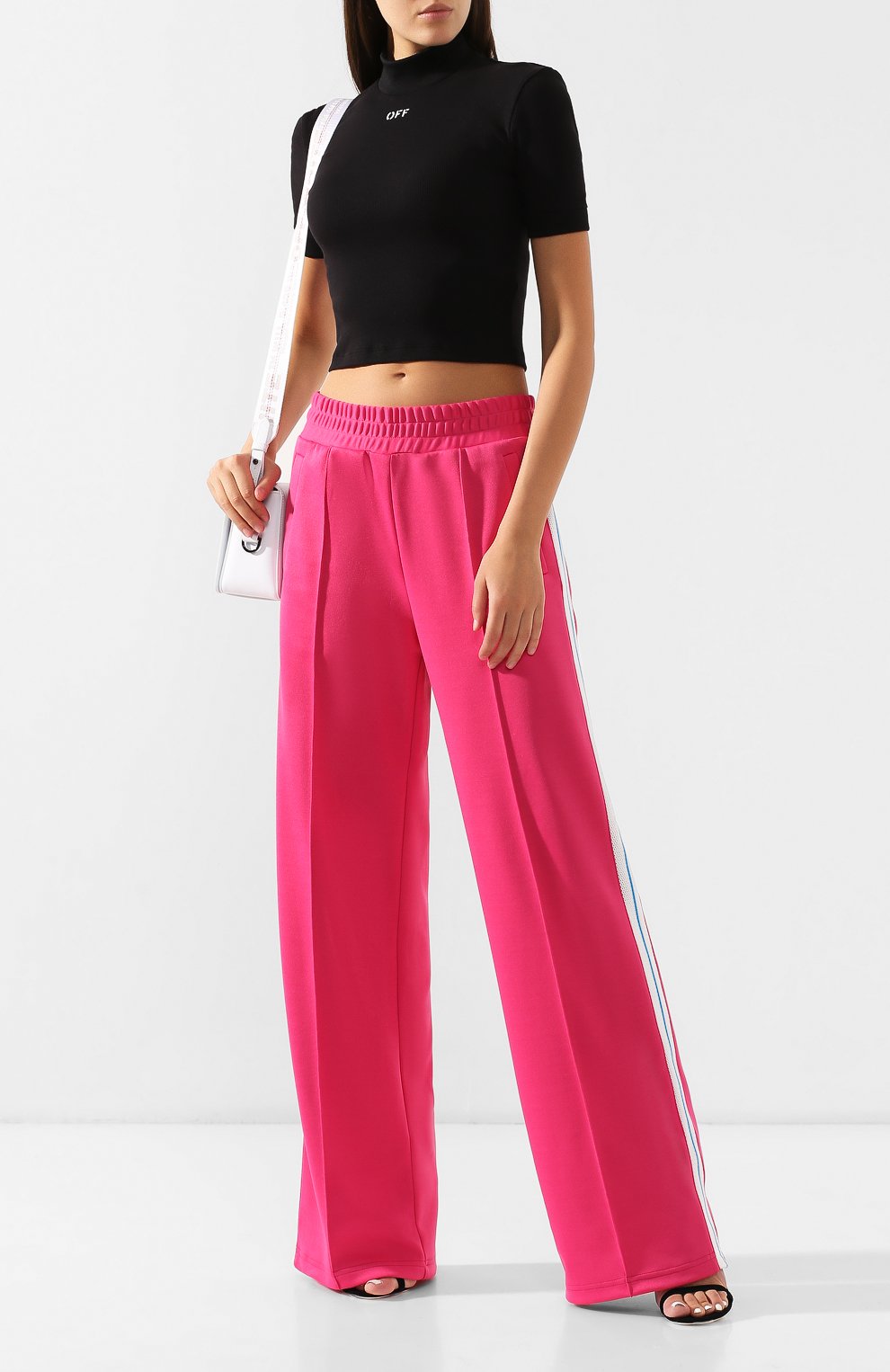 Хлопковый топ OFF-WHITE, арт. 0WAA058R191430531001, фото 2