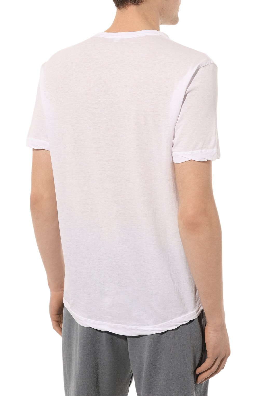Хлопковая футболка JAMES PERSE, арт. MKJ3360/WHT, фото 4