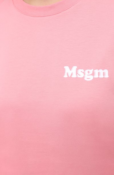 Хлопковая футболка MSGM, арт. 2943MDM73 207648, фото 5