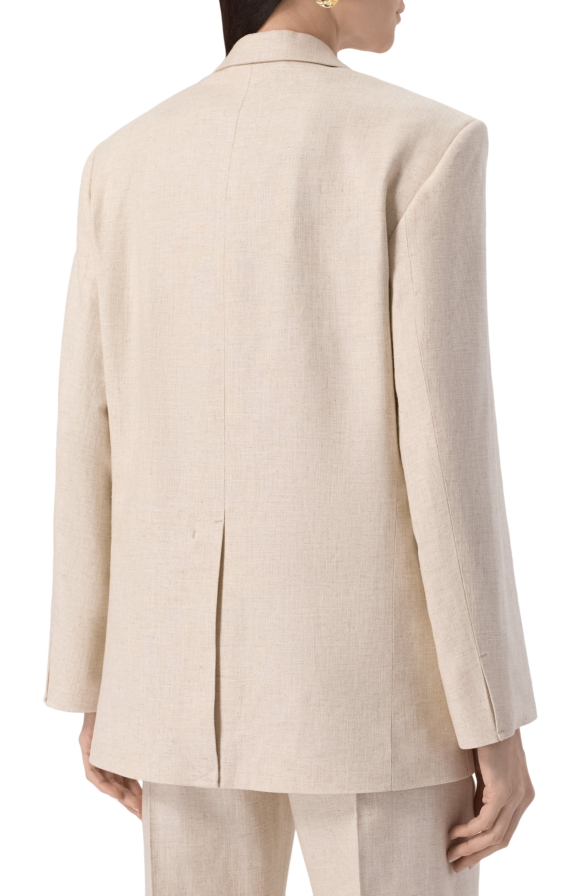 Жакет из вискозы и льна JACQUEMUS, арт. 22E/213JA101-1358, фото 4