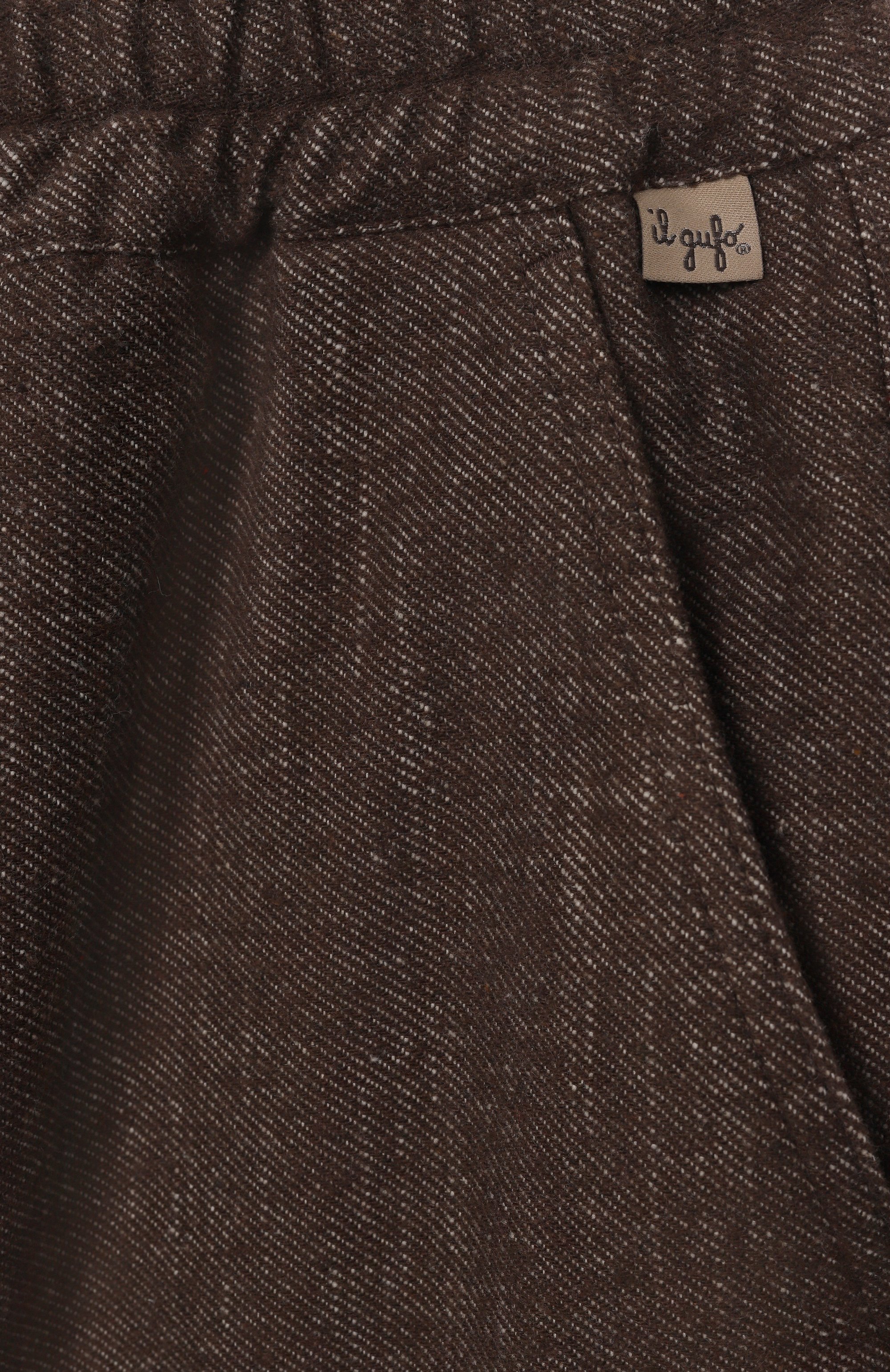 Джинсы IL GUFO коричневого цвета по цене 21700 руб., арт. A25GPL0030C0074/10-14, фото 3 Джинсы IL GUFO, арт. A25GPL0030C0074/10-14, фото 3